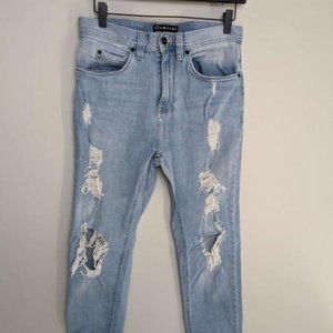 Empyre Verge Distressed Tapered Skinny Jean's Men's Size 28x